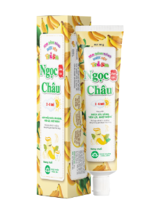  Kem đánh răng dược liệu Ngọc Châu trẻ em cho trẻ từ 2 đến 6 tuổi 