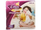  Khăn ăn E’Mos Premium 33 x 33cm 1L – 100 miếng 
