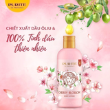  Sữa Dưỡng Thể Thiên Nhiên PURITÉ Hương Hoa Anh Đào / Hoa Hồng / Sữa Ong Chúa 250ML 