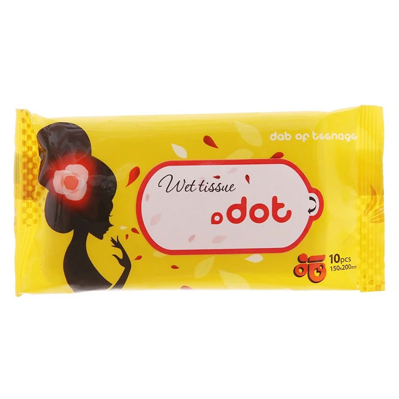  Khăn ướt Dot gói 10 miếng 