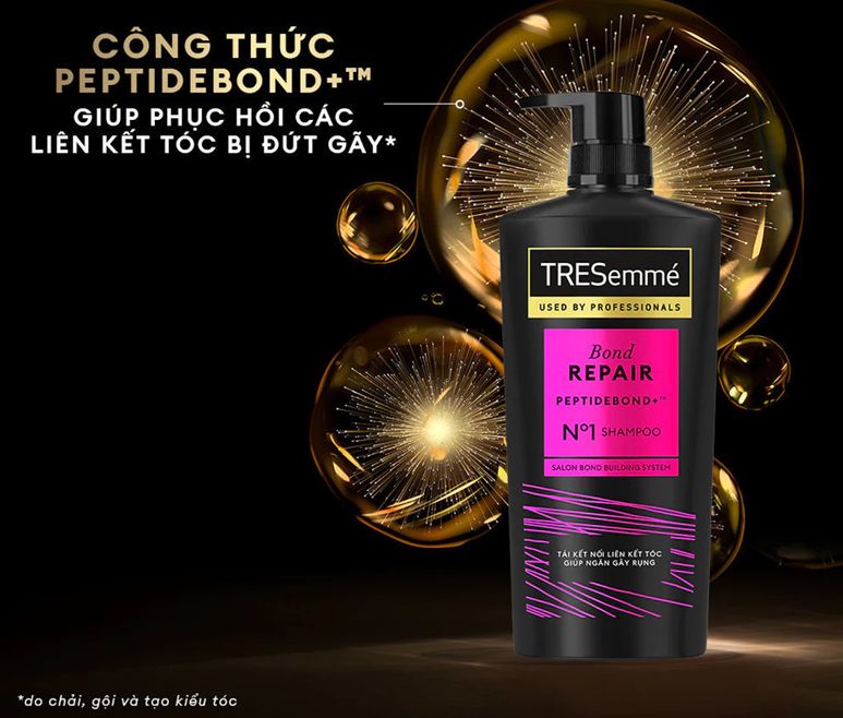  Dầu Gội TRESemmé Keratin Smooth/ Bond Repair/ Salon Detox Cho Tóc Vào Nếp, Giảm Gãy Rụng, Detox Sạch sâu 850 g 