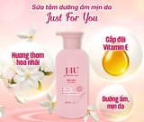  Sữa Tắm Dưỡng Ẩm Mịn Da Sizen Just For You 400ml – Gấp đôi Vitamin E, thơm hoa nhài trên da 