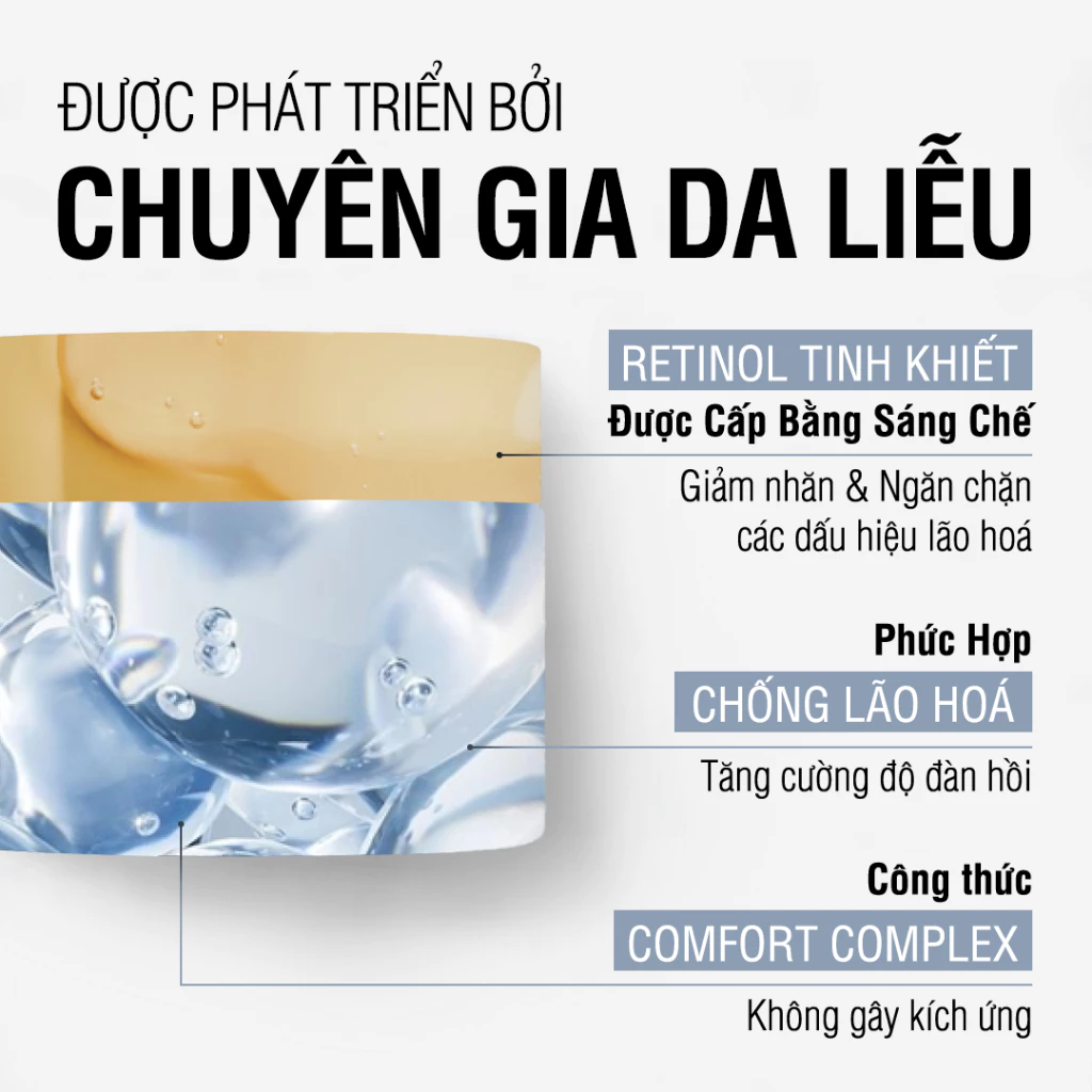  Kem dưỡng Retinol Chống Lão Hóa Giảm Nhăn Neutrogena Visible Repair Regenerating Cream (50g) 