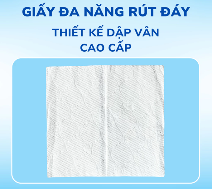 Giấy Rút Đáy Đa Năng Elene 4 Lớp Cao Cấp, Mềm Mịn, An Toàn 
