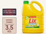  Nước rửa chén LIX siêu đậm đặc trà xanh/chanh 3.5kg 