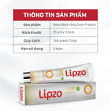  Kem Đánh Răng Lipzo Gum Protect 185g Ngừa Tụt Nướu, Bảo Vệ Chân Răng, Kháng Khuẩn 