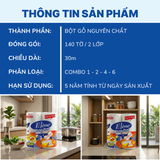  Giấy Lau Bếp Thấm Dầu Đa Năng Elene Tiện Lợi, Đa Năng, Tiết Kiệm - Túi 2 cuộn, 2 lớp, dài 30M 