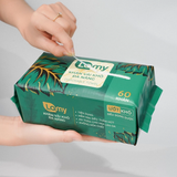 Khăn vải rút khô đa năng Lamy gói 60 tờ không mùi 
