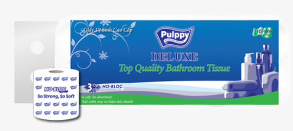  Giấy Lụa Cuộn Pulppy Deluxe 