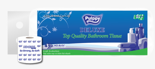  Giấy Lụa Cuộn Pulppy Deluxe 