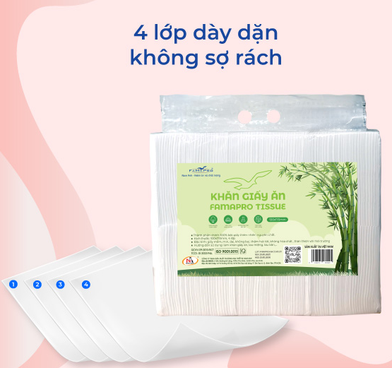  Khăn giấy ăn kg Famapro 