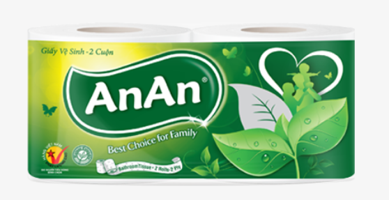  Giấy Lụa Cuộn Anan 2 Cuộn X 5 
