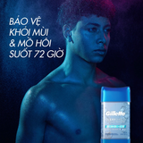  Gel Khử Mùi GILLETTE 107g, Giảm tiết mồ hôi hiệu suất 72 giờ hương tươi mới, mát lạnh - Mỹ 