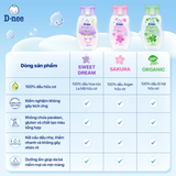  Dầu massage cho bé sơ sinh từ 0 tháng tuổi trở lên giúp da bé mịn màng 200ml 