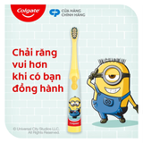  Bàn chải đánh răng điện Colgate Sonic Minion dành cho bé công nghệ sóng âm 