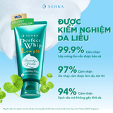  Sữa Rửa Mặt Rau Má Lành Tính SENKA PERFECT WHIP LOW pH CALMING CICA 120 g 