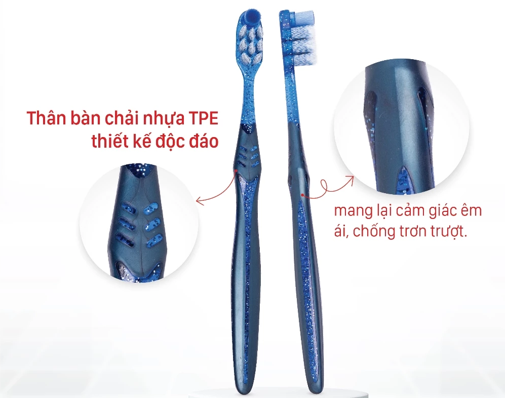  Bàn Chải Đánh Răng Lipzo ProCare Cao Cấp Lông Tơ Xoắn Kép & Tynex Chải Sạch Sâu, Êm Dịu Nướu 
