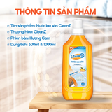  Nước Lau Sàn CleanZ Chiết Xuất Thiên Nhiên Sạch Bóng, Thơm Lâu, Lành Tính Cho Da 1L 