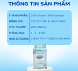  Gói 560g 200 Tờ Khăn Vải Elene Ultra Đa Năng, Dai Bền, Thấm Hút, Dịu Nhẹ Da 