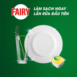  Viên rửa chén FAIRY Platinum Plus Pre-wash đánh bật dầu mỡ & vết cháy khét cứng đầu chỉ 30 phút, túi 42 viên - Châu Âu 