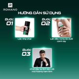  Lăn khử mùi Romano Khử mùi vượt trội, Hương nam tính suốt 48H 50ml / 65ml 