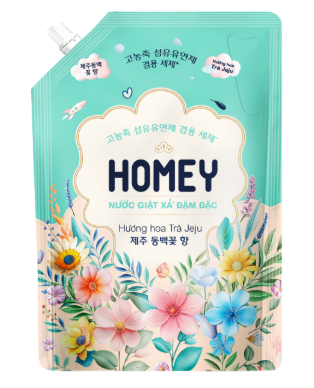  Nước giặt xả Homey đậm đặc túi 3.4kg 