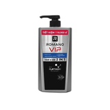  Tắm gội cho nam Cao Cấp Romano VIP Mùi Hương Bí Ẩn Nam Tính Passion / Vision 830g 