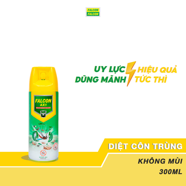  Bình xịt côn trùng FALCON không mùi 300-600ml 