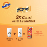  Thức uống lúa mạch gấp đôi Canxi hương vị sô-cô-la Ovaltine hỗ trợ tăng chiều cao (180ml x 4) 