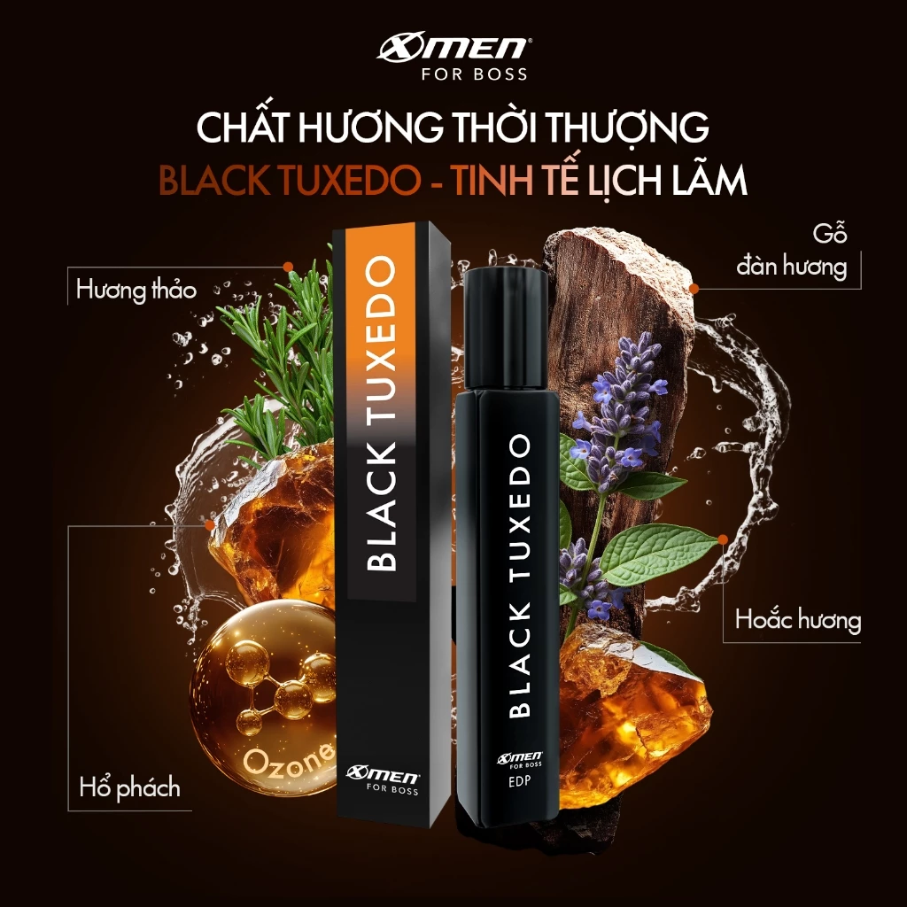  Nước Hoa Nam Cao Cấp XMen for Boss EDP chai 9ml, Hương Thơm Lịch Lãm, Lưu Hương 48H, Quà Tặng Bạn Trai 