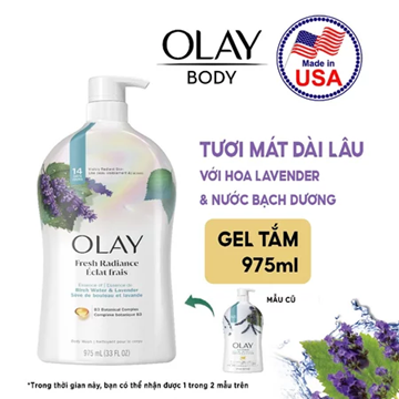  Sữa tắm OLAY dưỡng da 975ml nhiều mùi hương, cải thiện da sáng khỏe sau 14 ngày - Mỹ 