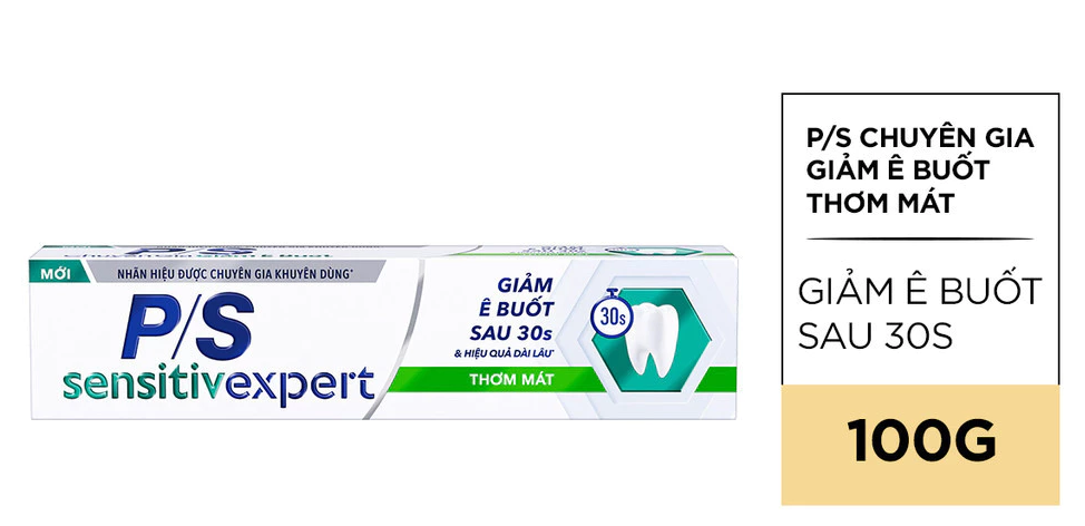  Kem đánh răng P/S Chuyên gia Giảm ê buốt với tác động từ khoáng 100g 