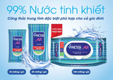  Khăn ướt chăm sóc gia đình Fressi Care All 100 miếng 