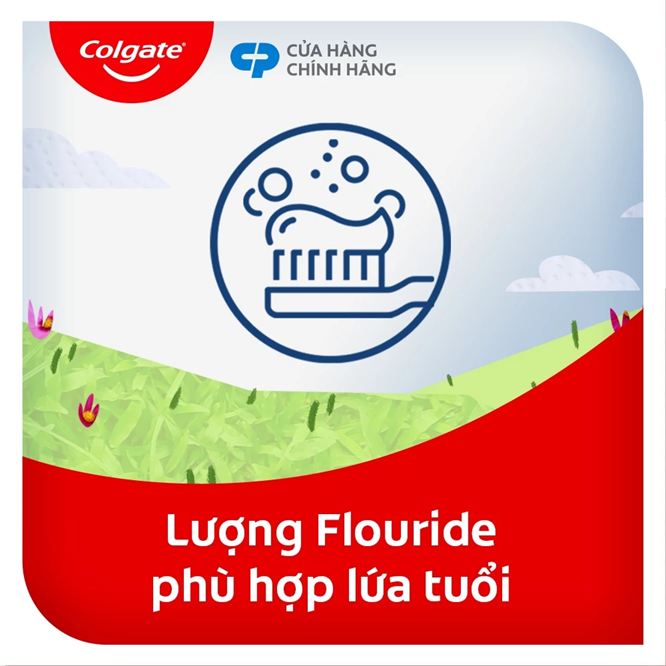  Kem đánh răng Colgate Kid Free From cho bé 3-5 tuổi không chất bảo quản 80g 