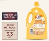  Nước giặt Lix sạch thơm hương mật ngọt/ rạng rỡ/ quyến rũ/ thanh khiết CHAI 3.3KG sạch nhanh vết bẩn 