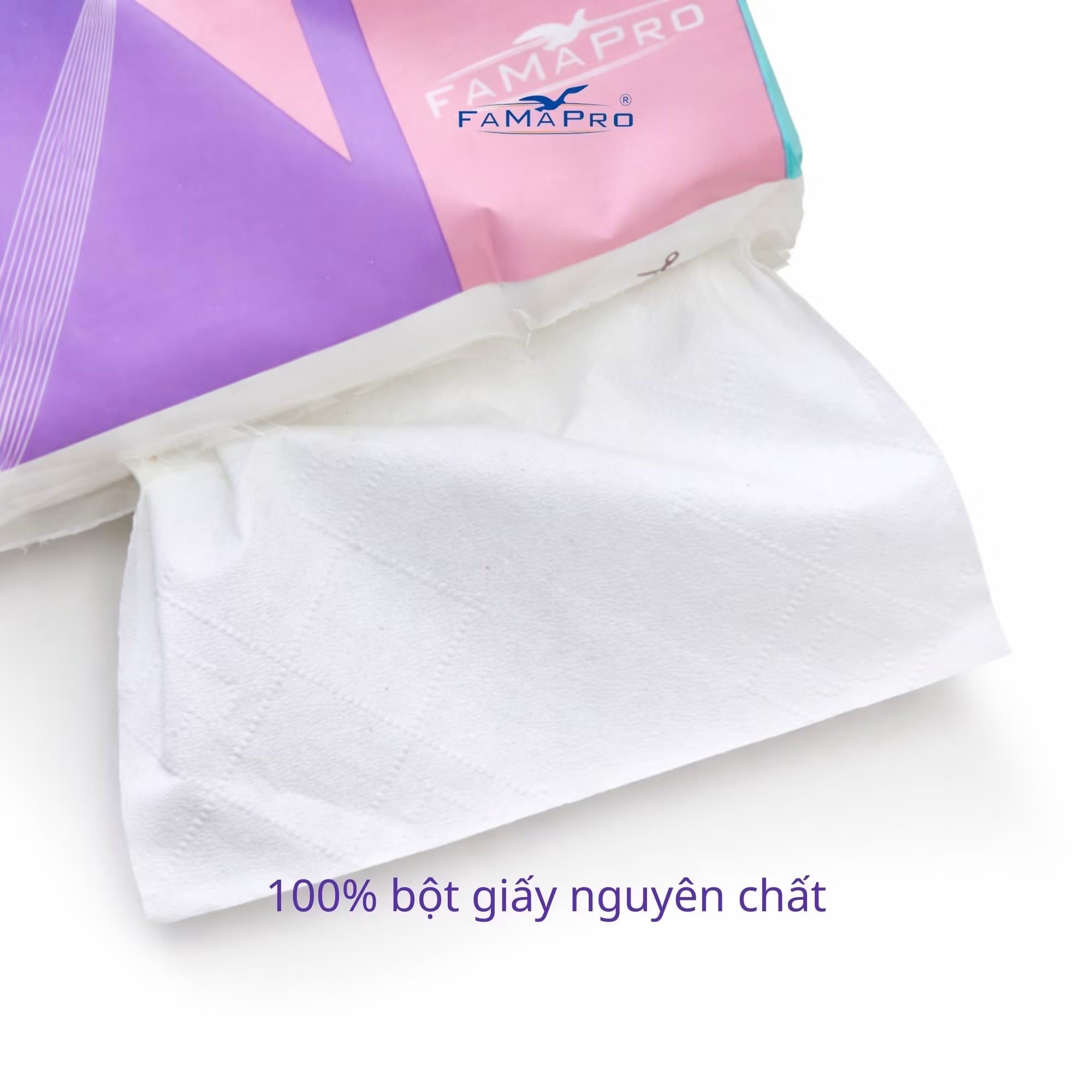  Khăn giấy rút đáy mini cao cấp Famapro Tissue 1000 tờ 