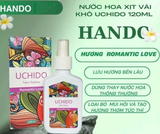 Xịt Thơm Quần Áo, Vải Vóc Uchido Hando 120 ml (Hương Tinh Dầu Nước Hoa) 