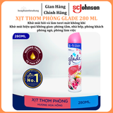 Xịt Thơm Phòng Khử Mùi Lưu Hương Bền Lâu GLADE  280ml 