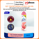  Xịt Thơm Phòng Khử Mùi Lưu Hương Bền Lâu GLADE  280ml 