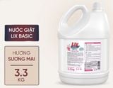  Nước giặt Lix Basic hương Nắng mai túi 3.1kg - can 3.3kg 