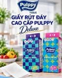  Khăn giấy rút đáy cao cấp Pulppy 4 lớp 300 tờ 