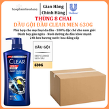  Dầu Gội Đầu cho nam Clear Men đánh bay gàu, ngứa và vi khuẩn mát lạnh cực đỉnh suốt ngày dài 600-900g 