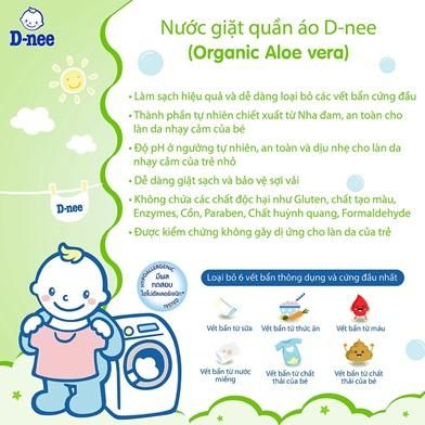  Nước giặt quần áo D-nee 3L (Chính hãng có tem Đại Thịnh) 