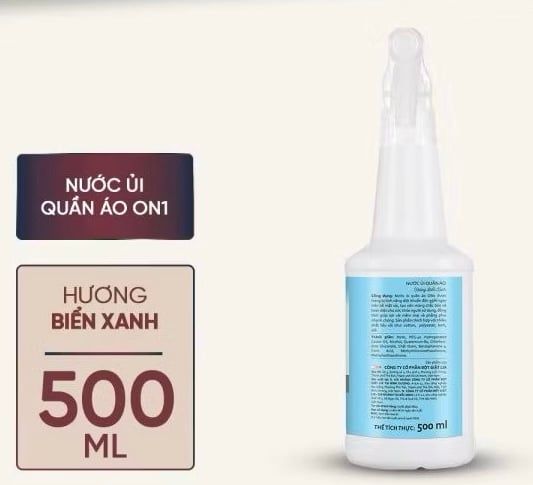  Nước là ủi quần áo On1 500ml làm phẳng bề mặt và mềm mại sợi vải 