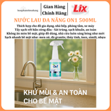  Nước lau đa năng On1 hương Bambo charcoal chai 500ml giúp sạch nhanh bề mặt, sáng bóng như mới 