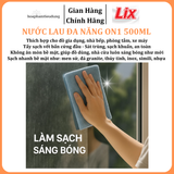  Nước lau đa năng On1 hương Bambo charcoal chai 500ml giúp sạch nhanh bề mặt, sáng bóng như mới 