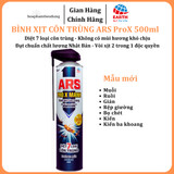  Bình xịt muỗi , côn trùng ARS PRO.X MẠNH diệt 7 loại côn trùng chai 500ml không mùi 