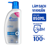  Dầu Gội Sạch Gàu HEAD & SHOULDERS Bạc Hà/ Giảm Ngứa Da Đầu/ Hương Chanh/ Sạch Sâu/ Làm Sạch Vi Khuẩn Chai 850ml 
