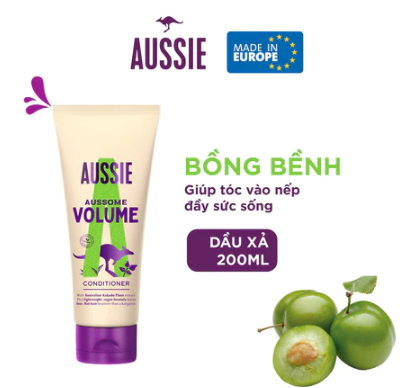  Dầu Gội/ Dầu xả/ Kem ủ Aussie giúp tóc chắc khỏe, Suôn mượt và bồng bềnh - Châu Âu 