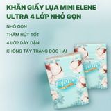  Giấy Lụa Mini Elene Ultra 4 Lớp Nhỏ Gọn, Tiện Lợi, An Toàn 